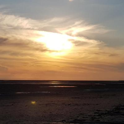 Couche de soleil baie de somme